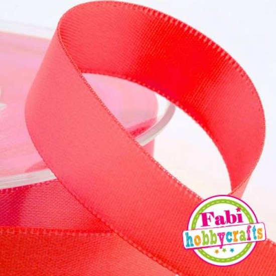 ΚΟΡΔΕΛΑ ΣΑΤΕΝ 1CM Χ 50Μ - ΚΟΚΚΙΝΗ