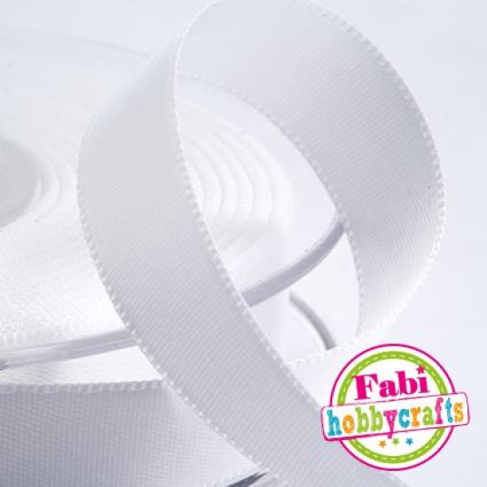 ΚΟΡΔΕΛΑ ΣΑΤΕΝ 1CM Χ 50Μ - ΛΕΥΚΗ