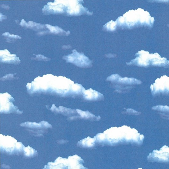 ΧΑΡΤΟΝΙ ΜΕ ΣΧΕΔΙΑ ΟΥΡΑΝΟΣ ΜΕ ΣΥΝΝΕΦΑ 50 Χ 70cm