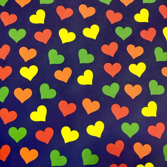 ΧΑΡΤΟΝΙ ΜΟΤΙΒΑ ΚΑΡΔΙΕΣ 50 Χ 70cm