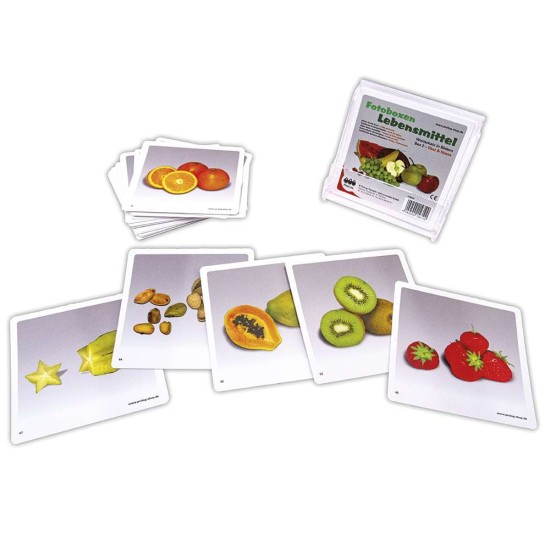 COLOR PHOTOCARDS ΛΟΓΟΘΕΡΑΠΕΙΑΣ - ΤΡΟΦΙΜΑ "ΦΡΟΥΤΑ ΚΑΙ ΞΗΡΟΙ ΚΑΡΠΟΙ"