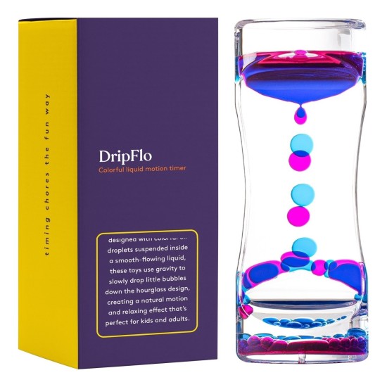 ΑΙΣΘΗΤΗΡΙΑΚΗ ΚΛΕΨΥΔΡΑ LIQUID MOTION BUBBLER PURPLE
