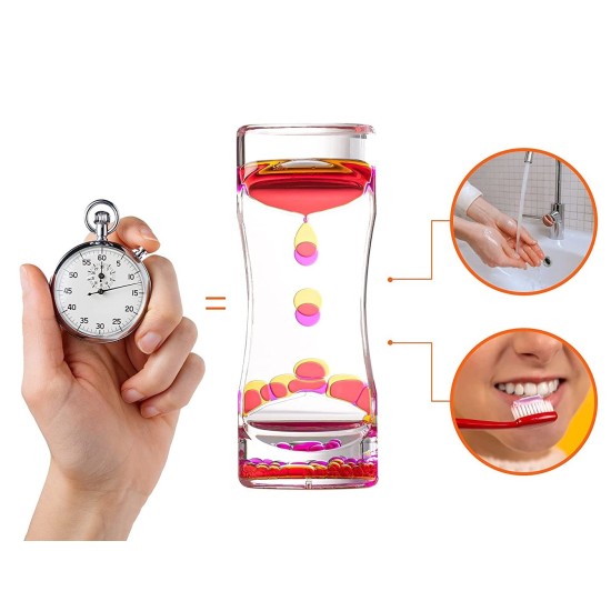 ΑΙΣΘΗΤΗΡΙΑΚΗ ΚΛΕΨΥΔΡΑ LIQUID MOTION BUBBLER PINK