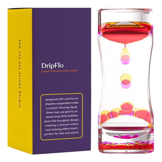 ΑΙΣΘΗΤΗΡΙΑΚΗ ΚΛΕΨΥΔΡΑ LIQUID MOTION BUBBLER PINK