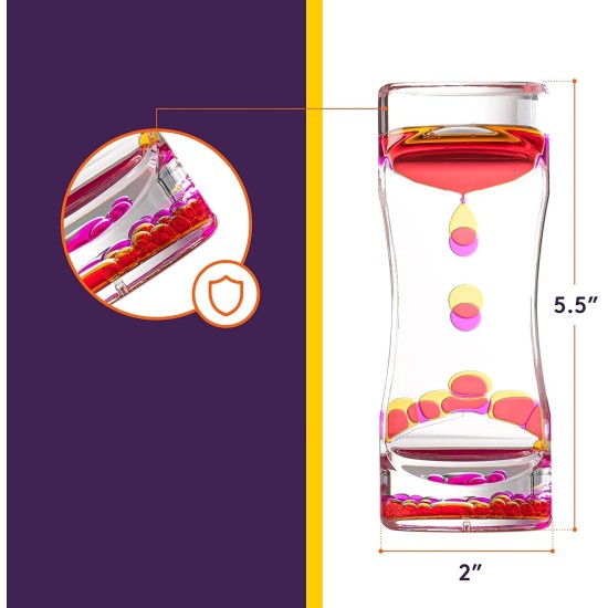 ΑΙΣΘΗΤΗΡΙΑΚΗ ΚΛΕΨΥΔΡΑ LIQUID MOTION BUBBLER PINK