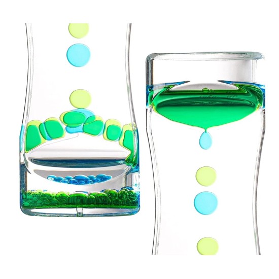 ΑΙΣΘΗΤΗΡΙΑΚΗ ΚΛΕΨΥΔΡΑ LIQUID MOTION BUBBLER GREEN