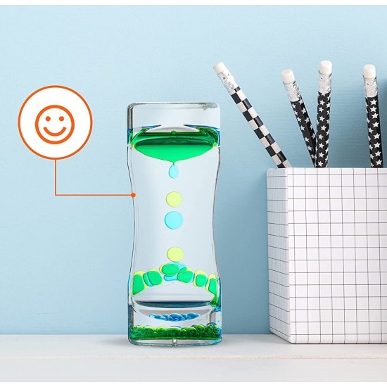 ΑΙΣΘΗΤΗΡΙΑΚΗ ΚΛΕΨΥΔΡΑ LIQUID MOTION BUBBLER GREEN