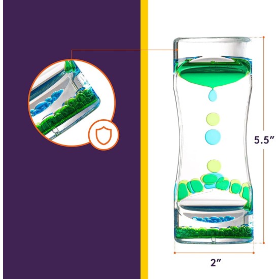ΑΙΣΘΗΤΗΡΙΑΚΗ ΚΛΕΨΥΔΡΑ LIQUID MOTION BUBBLER GREEN
