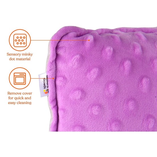 ΑΙΣΘΗΤΗΡΙΑΚΟ ΜΑΞΙΛΑΡΙ ΜΕ ΔΟΝΗΣΗ VIBRATING SENSORY PILLOW PURPLE