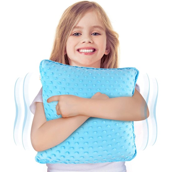 ΑΙΣΘΗΤΗΡΙΑΚΟ ΜΑΞΙΛΑΡΙ ΜΕ ΔΟΝΗΣΗ VIBRATING SENSORY PILLOW BLUE