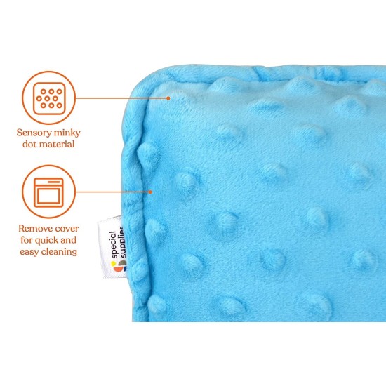 ΑΙΣΘΗΤΗΡΙΑΚΟ ΜΑΞΙΛΑΡΙ ΜΕ ΔΟΝΗΣΗ VIBRATING SENSORY PILLOW BLUE