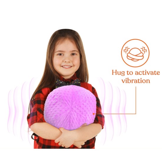 ΑΙΣΘΗΤΗΡΙΑΚΟ ΜΑΞΙΛΑΡΙ ΒΟΤΣΑΛΟ ΜΕ ΔΟΝΗΣΗ VIBRATING SENSORY PILLOW PURPLE