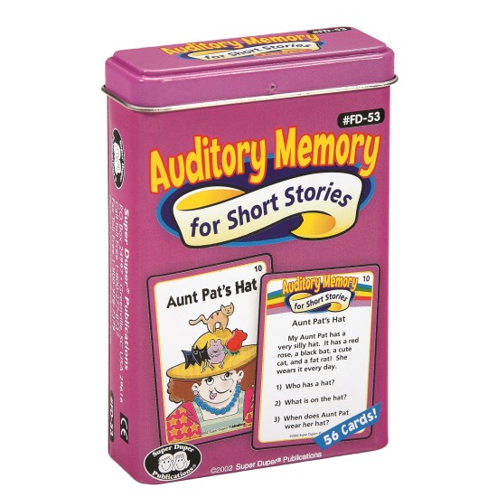 AUDITORY MEMORY FOR SHORT STORIES FUN DECK