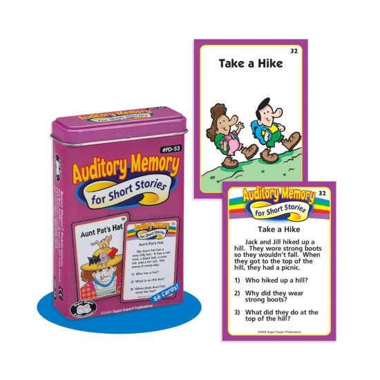 AUDITORY MEMORY FOR SHORT STORIES FUN DECK