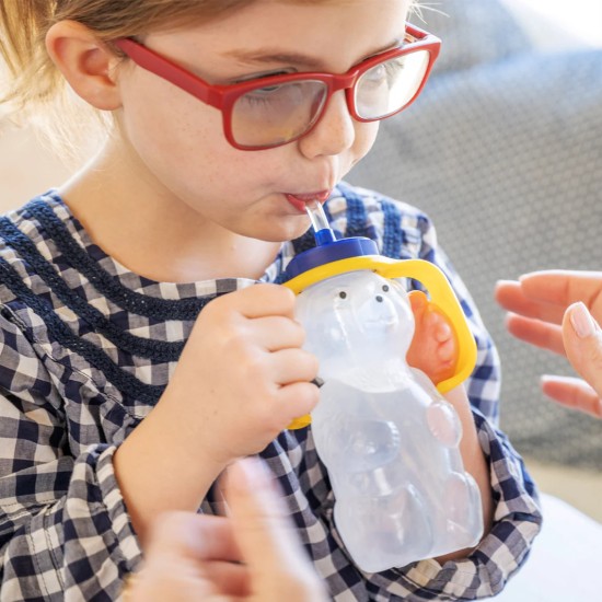 ΕΚΠΑΙΔΕΥΤΙΚΟ ΜΠΟΥΚΑΛΙ ΚΑΤΑΠΟΣΗΣ ΥΓΡΩΝ JUICY BEAR BOTTLE CLASSIC ΜΕ ΛΑΒΕΣ