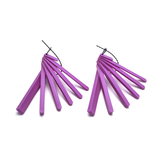 ΣΕΤ TALK TOOLS JAW GRADING BITE BLOCKS PURPLE