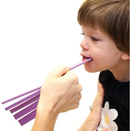 ΣΕΤ TALK TOOLS JAW GRADING BITE BLOCKS PURPLE