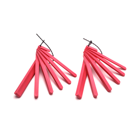 ΣΕΤ TALK TOOLS JAW GRADING BITE BLOCKS RED