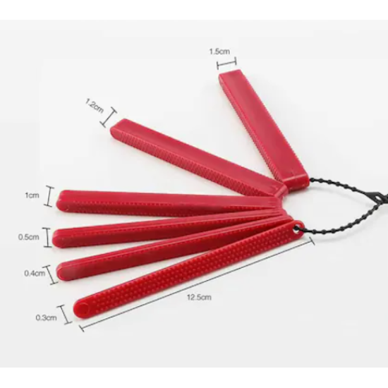 ΣΕΤ TALK TOOLS JAW GRADING BITE BLOCKS RED