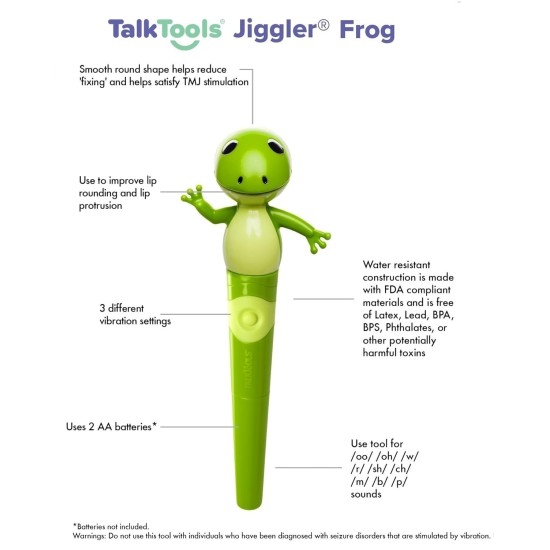 ΣΤΟΜΑΤΟΠΡΟΣΩΠΙΚΟ ΠΑΙΧΝΙΔΙ ΔΟΝΗΣΗΣ MASSAGER JIGGLER FROG