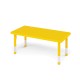 BUTTERFLY TABLE RECTANGULAR COLOR YELLOW