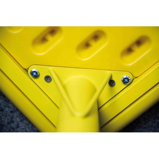 BUTTERFLY TABLE RECTANGULAR COLOR YELLOW