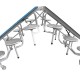 RECTANGULAR MOBILE FOLDING TABLE SEATING UNIT RECTANGULAR MOBILE FOLDING TABLE SEATING UNIT